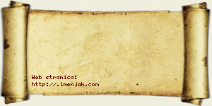 Nadja Aćin vizit kartica